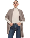 PULI Women's Pashmina Shawl Wraps for Evening Dress Large Scarf Blanket Long Wedding Bridal Winter Warm Shoulder Wrap - color: Oatmeal