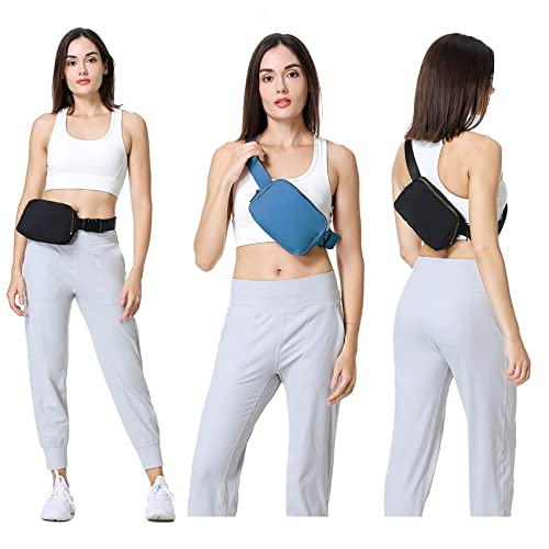 VOROLO Fanny Pack For Women And Men Crossbody Bag Belt Bag with Adjustable Strap Graduation Gifts Blue - color: Blue, style: 1 Pack Fanny Pack