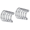 ChicSilver 925 Sterling Silver Ear Cuff Earrings Non Piercing Clip on Cartilage Cuff Earrings for Women - style: F: Multi Lines