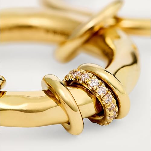 SLOONG Gold Stackable Rings for Women Non Tarnish, Dainty 18K Gold Plated Cubic Zirconia Rings, Silver Rose Gold Rings Set, Multi Ring Mixed Metals Stackable Ring Set for Women - style: 3PCS Gold