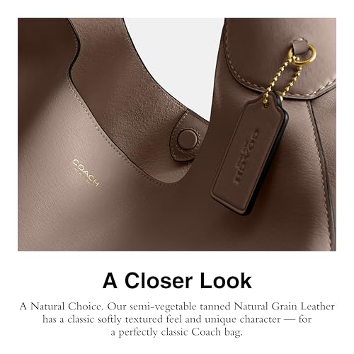 COACH Brooklyn Shoulder Bag 39 - color: Dark Stone