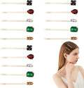 6PCS Bow U Shaped Hair Forks and 5PCS U Shape Updo Hair Forks, Clips for Women Hair Accessories, Double Prong Hair Updo Hair Sticks, Hair Pins Hairpin Decorations