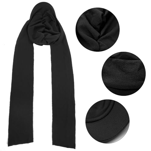 XYIYI Chemo Headwear for Womens Cancer Patients, Head Scarf Chemotherapy Headwraps Hat - color: Black
