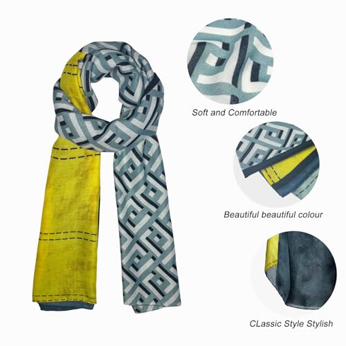 FINIZO Women's Fashion Scarves, Pashmina Wrap for All Season, Everyday Wear for Ladies, Solid Color Bridesmaid Gifts - color: 47