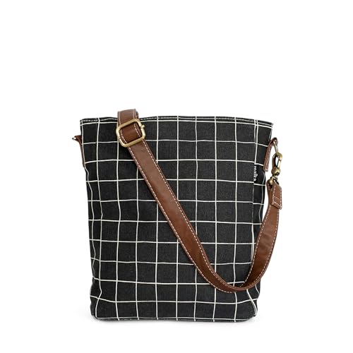 MAIKA Recycled Canvas City Sling Crossbody Bag - color: Belvedere