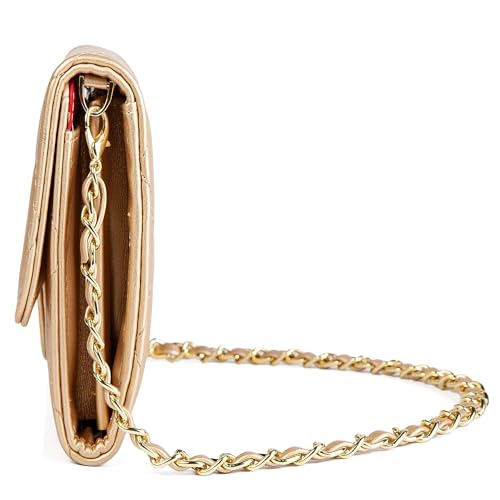 Small Cross Body Purses Sling Crossbody Bags for Women, Shoulder Bag Tote Purse Cross Body Bag Phone Bags - color: C Gold