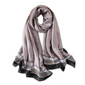 Silk Scarf Mulberry Silk Fashion Scarves Long Lightweight Shawl Wrap … - color: W51