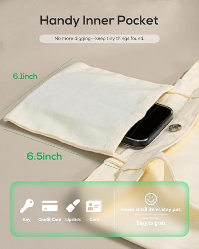 METALPHA Aesthetic Tote Bag for Women Girls - Resuable Double-Sided Printed Canvas Tote Bag with Snap Closure and Pocket - color: Bible