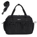 ECOHUB Small Gym Bag for Women, Mini Gym Duffle Bag with Wet Compartment, Bowknot Sports Bag, Cute Gym Tote Bag Dance Yoga Workout Travel Bags Black - color: Black