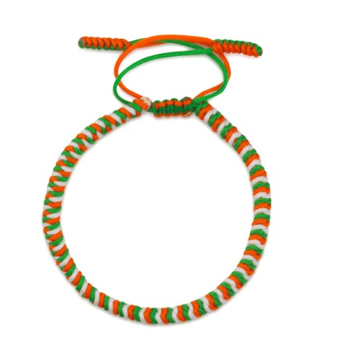 Dowling Brothers One Tibetan Monk Lucky Minimal Rope Buddhist Handmade Knot Bracelet - color: IRELAND