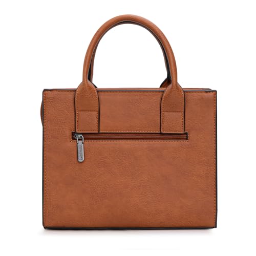 Wrangler Tote Bag for Women Western Purse and Aztec Satchel Handbag - color: Aztec Brown