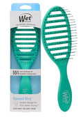 Wet Brush Speed Dry Hair Brush, Amazon Exclusive Aqua, Vented Design & Soft HeatFlex Bristles, Blow Dry Safe, Ergonomic Handle Manages Tangles & Uncontrollable Strands, Pain-Free Hair Accessories - color: Amazon Aqua, size: 1 Count (Pack of 1)