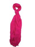 Humble Hilo Womens Woven Bohemian Style Gauze Scarf,Shawl, Head Wrap Fringed Edge Lightweight, Long Folds Small - color: Pink