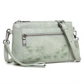 MEITRUE Wristlet Wallet Small Crossbody Bags for Women Clutch Purse Leather Phone Purse with Adjustable & Detachable Strap - color: A5-green-179