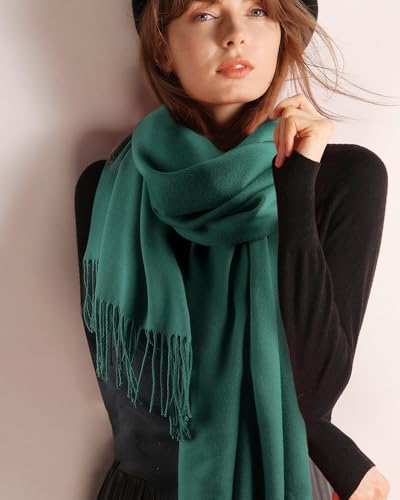 FURTALK Pashmina Shawl Wraps for Women Evening Dresses Blanket Scarves Fashion Scarf Wedding Gifts - color: 19-green
