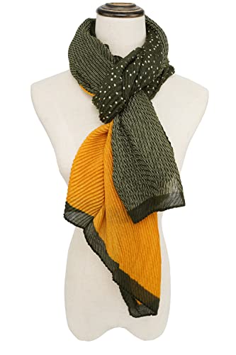 YOUR SMILE Ladies/Women's Lightweight Floral Print/Solid Color mixture Shawl Scarf For Spring Summer season - color: 103