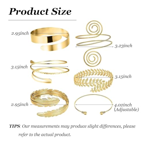 Frodete Arm Cuff Bracelet for Women Gold Upper Arm Jewelry Bangle Cuff Bracelets Starfish Shell Beach Jewelry Trendy Stuff Gifts - color: B1:arm cuff