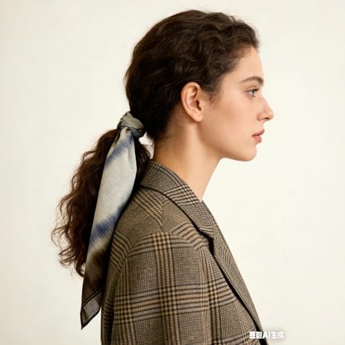 21 x 21 Inch Cotton Bandana for Women and Men,Soft Breathable Head Scarf, Multi-purpose Headband, Hair Scarf - color: Beige-un22