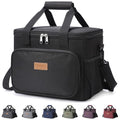 Lifewit Large Lunch Bag, Insulated Lunch Box, Soft Cooler Cooling Tote for Adult Men Women, Black 32-Can (20L) - color: Black, size: X-Large(20L)