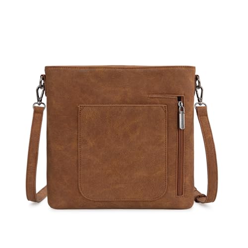 Montana West Western Crossbody Bag Purse for Women - color: Dark Brown