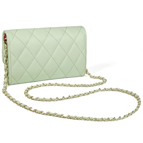 Small Cross Body Purses Sling Crossbody Bags for Women, Shoulder Bag Tote Purse Cross Body Bag Phone Bags - color: E Light Green