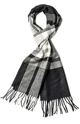 VERONZ Super Soft Classic Cashmere Feel Winter Scarf - color: Big Plaid 2