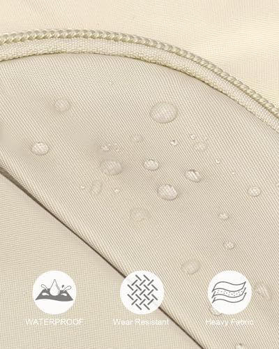 Pritent Crossbody Bags for Women Man Waterproof Sling Bag Backpack Trendy Casual Cross Body Bag with Convertible Shoulder Strap Chest Bag for Camping Hiking Travel Essentials (Ivory, Medium ) - color: Ivory, size: Medium