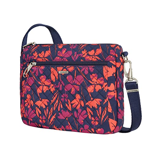 Travelon Anti-Theft Classic Small East/West Crossbody - color: Painted Floral
