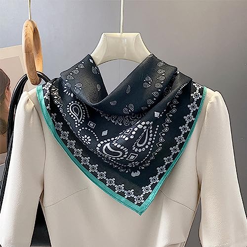 K-Elewon Women Medium Square Scarf Head Scarf Neck Scarf Hair Scarf Head Sleeping Wraps Bandana Scarfs for Women - color: V06