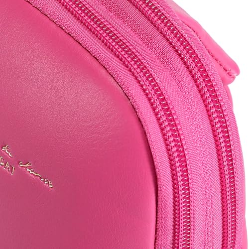 INICAT Women's Small Sling Bag, Lightweight Everyday Vegan Leather Crossbody Purse for Daily Essentials and Travel Light - color: Hot Pink, size: Small