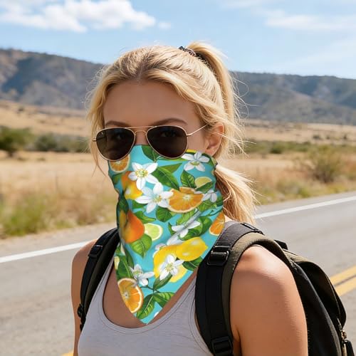 Head Scarf Hair Neck Scarves for Women Fashion Silk Satin Purse Bag Scarfs Handbags Bandana Neckerchief - color: Lemon Yellow Floral Teal