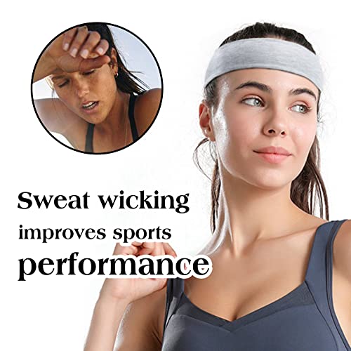 TERSE Hair Bands for Women's Hair Thin Cloth Headbands for Women Soft Stretchy Head Bands Solid Hair Hands - color: Headbands Color-D