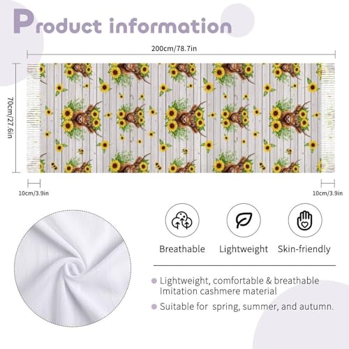 Scarfs for Women Fall Winter Scarves Shawls and Wraps for Evening Dresses - color: Design19