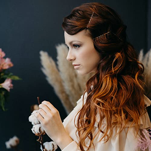 YINGFENG 220pcs 2.76 Inch Large Brown Bobby Pins for Women, Jumbo Long Pins with Box, Reusable Non Slip Big Pins Great For Thick Hair - color: Brown（2.76inch）