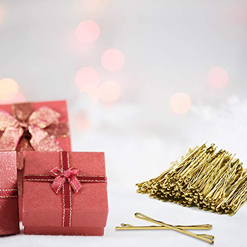 MORGLES Blonde Hair Bobby Pins, 120PCS 2Inches Gold Hair Pins for Women with Box - color: Blonde（2inch)