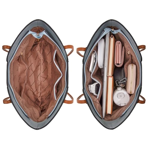 Montana West Tote Bags for Women Top Handle Satchel Purses - color: Pastel Blue
