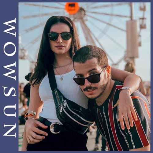 WOWSUN Retro Polarized Sunglasses Womens Trendy Round Classic Glasses - color: 3 Pack: Black+brown+ivy Green Lens Leopard Frame