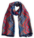 Acotavie Scarfs for Women Dressy Fashion Scarves Long Floral Pattern Scarf Lightweight Sunscreen Shawls - color: C014