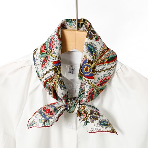 STARWHISPER Multicolored 22''x22'' Cotton Bandana for Women and Men Multi-purpose Headband Hair Scarf Protective Coverage - color: S3-multicolore
