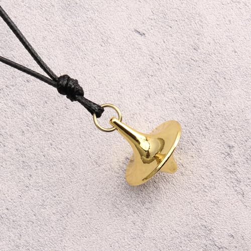 Jeilwiy Leather Necklace for Women Funky Necklace Choker String Cord Necklace with Pendant Boho Style Jewelry - style: Gyro Pendant