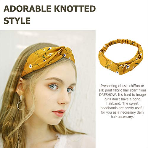 DRESHOW 16 Pack Turban Headbands for Women Elastic Back Twisted Hair Bands Face Vintage Cross Head Wrap Hair Accessories - color: 16 Pack: Striped, Polka Dot, Solid, Floral