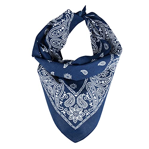 Levi’s All-Gender Multi-Purpose Bandana Gift Set – Headband, Wrap, Face & Neck Coverage - color: Red/Blue, size: Pack 2