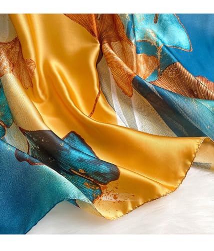 Silk Scarf Mulberry Silk Fashion Scarves Long Lightweight Shawl Wrap … - color: W44