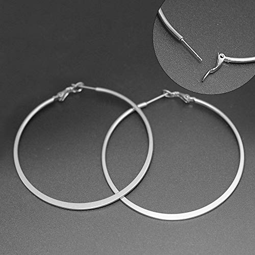 Fashion Crystal Jewelry Set Gold Plated Jewelry Weddings Dubai Gold Necklace Earrings Set Gift - color: Gold Hoop Earrings Flatten