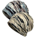 XYIYI Womens Chemo Headwear Hats Cotton Slouchy Beanie Cap Scarf - color: 2pcs Camouflage