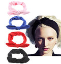ELACUCOS Headbands for Women Criss Cross Boho Floal Style Head Bands for Women's Hair 4 Pack - color: Set4