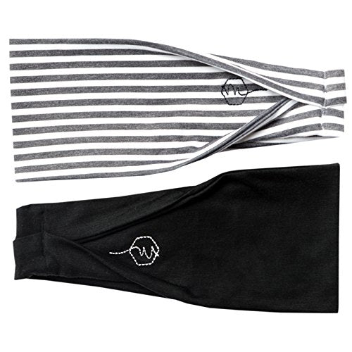 Maven Thread Wide Workout Headbands for Women – Non-Slip Sweatbands for Gym, Running & Yoga - color: Urban