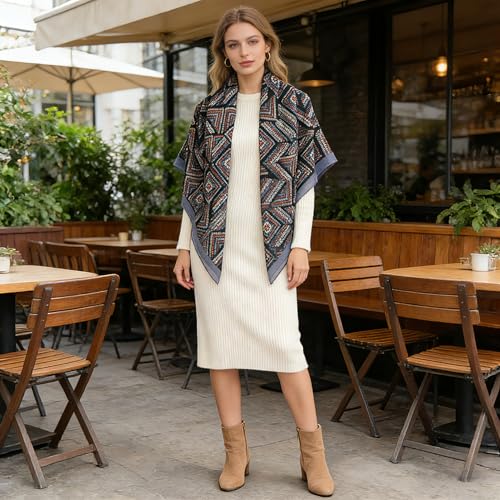 41" Large Square Scarf Hairscarf Fashion Scarves Hair Wrapping Scarfs Night Sleeping Headscarf for Women B06 - color: B063