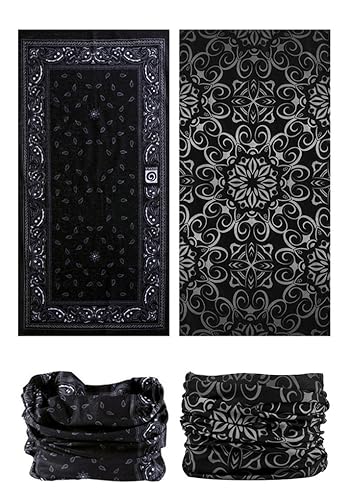 Head Wrap Headwear Headband Bandana Face Mask magic scarf for men & women - color: 6pcs. Cool