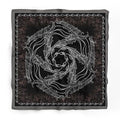 dscarf Womens Neck Scarf 21"x21" Small Square | Headband Scarf Ethnic Bandana Head Scarf Flowering Breathable Lightweight - color: Feather Design 1